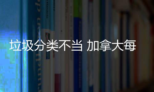 不当每年垃圾拿大损失数百万元分类 加