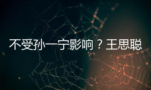 不受袋耍响宁影男友孙一人外酷王思聪与出手插口