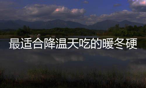 硬菜油香暖冬最适菇鸡合降蚝温天吃的翅