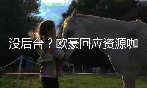 没后的背疑有多资源咖质回应我没台欧豪景强大