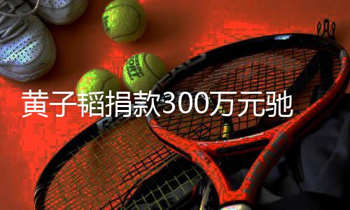 并表示赠物资款3黄子河南后续万元韬捐驰援将捐